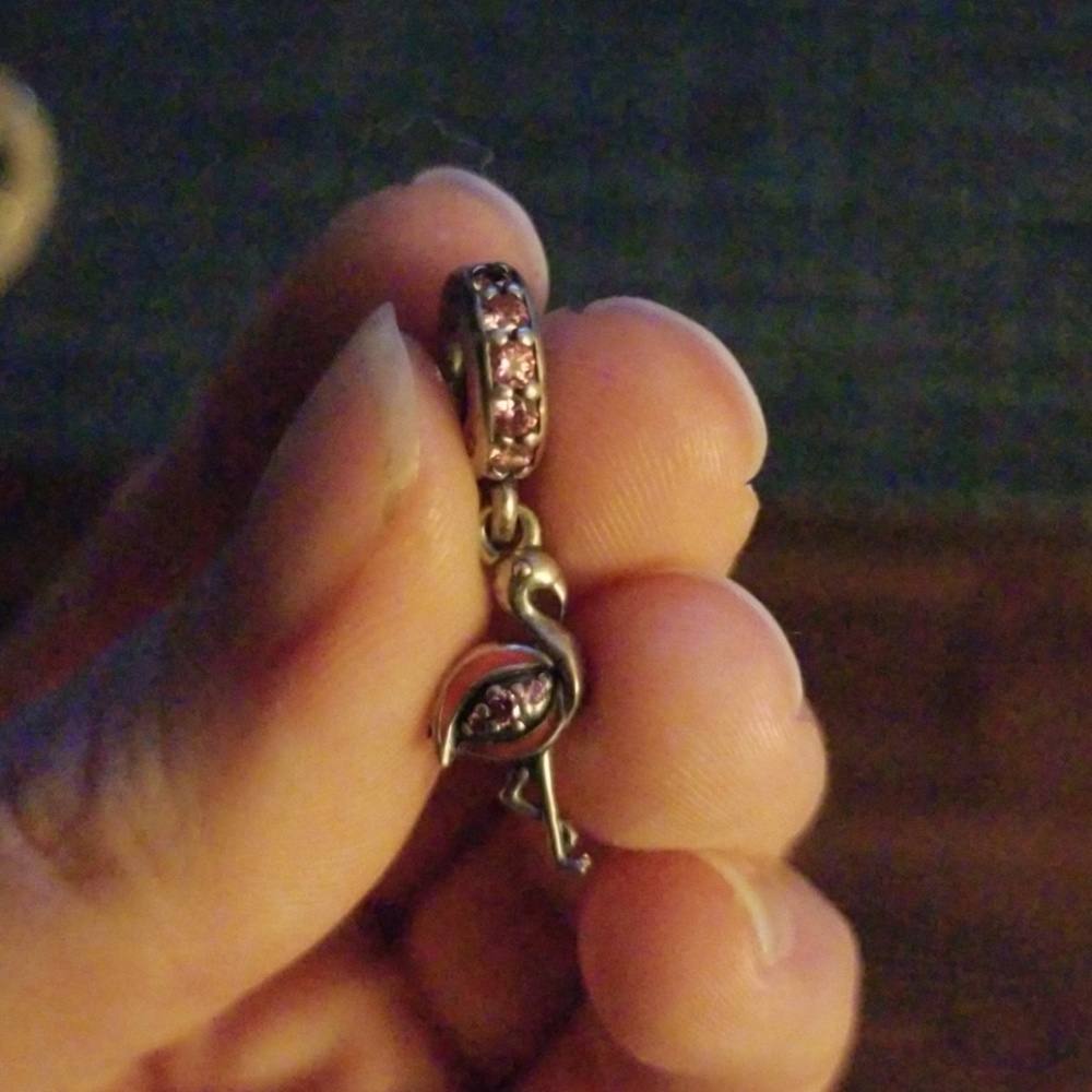 Flamingo charm